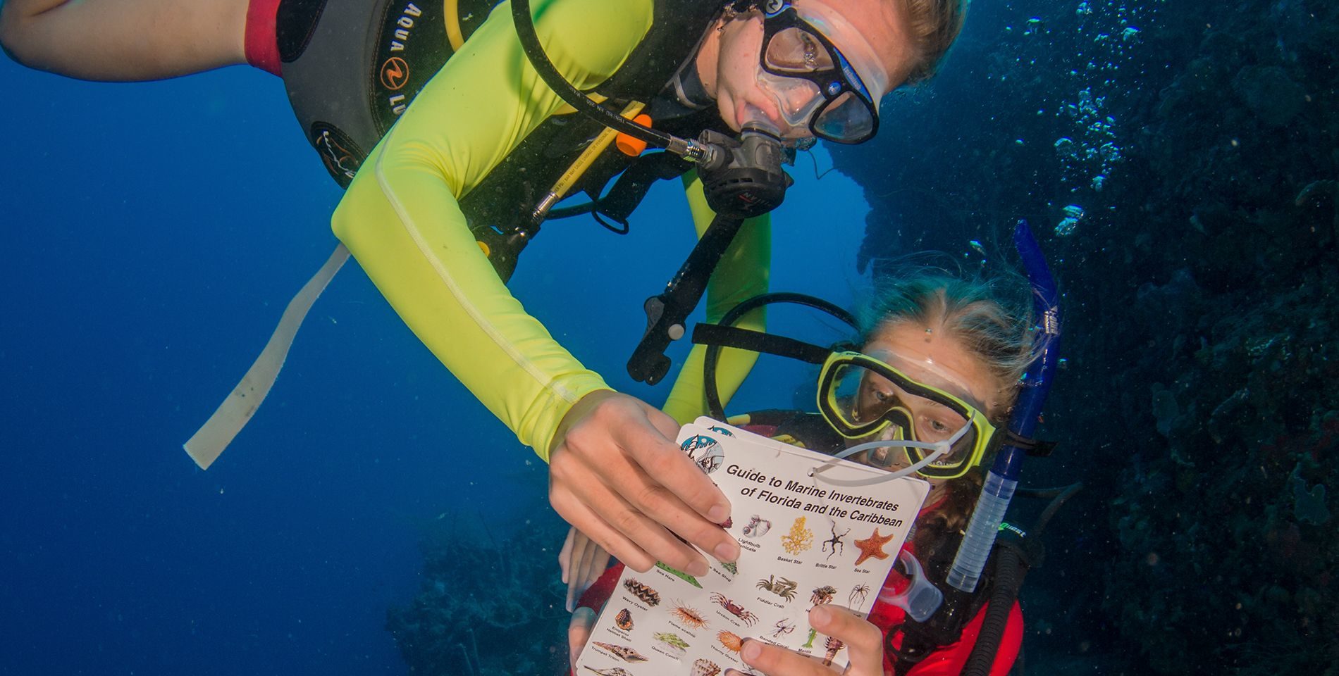 broadreach scuba camp students