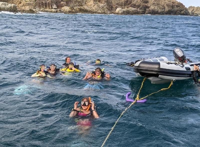 Teens learn to dive for intro to marine bio summer program