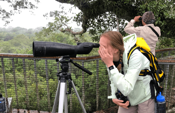 teen wildlife biology program in rain forest