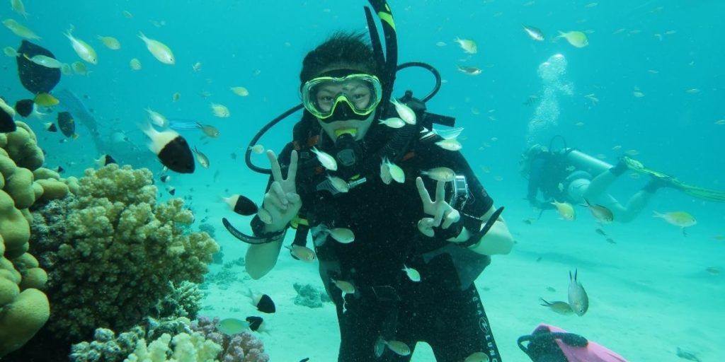 Job coordinating marine science and scuba educational programs.