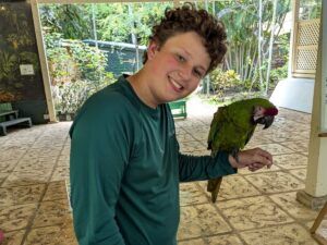 Students learns about local wildlife at a nature center from outdoor education center