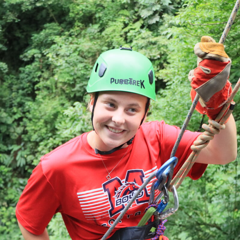 Zipline through the Belize Rainforest on this middle school marine science summer camp